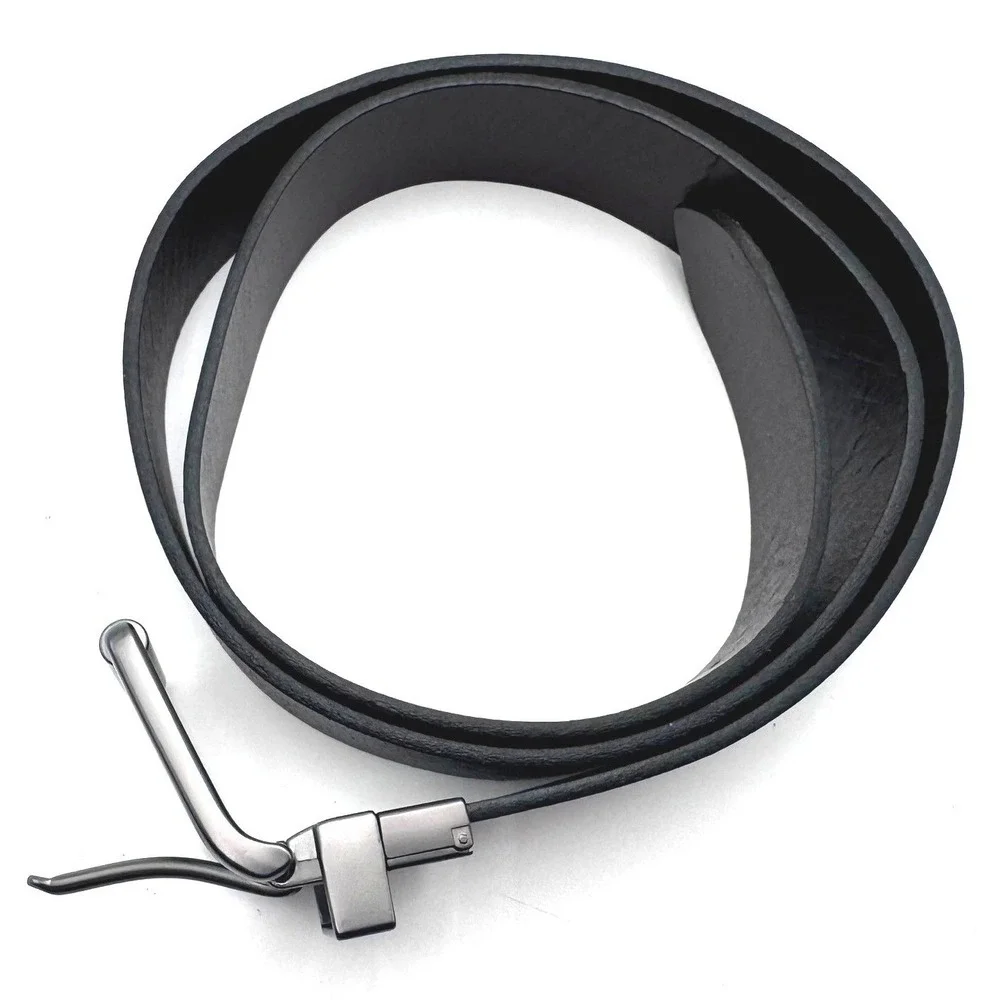 TIMBERLAND Men's 34 Reversible Leather Belt Black Brown Gunmetal Buckle